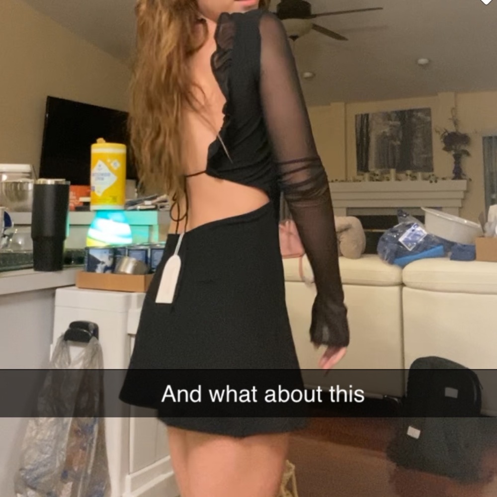 Outcast mini black dress